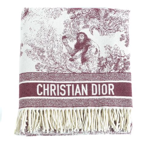 dior toile de jouy blanket|Christian Dior Toile de Jouy Throw Blanket .